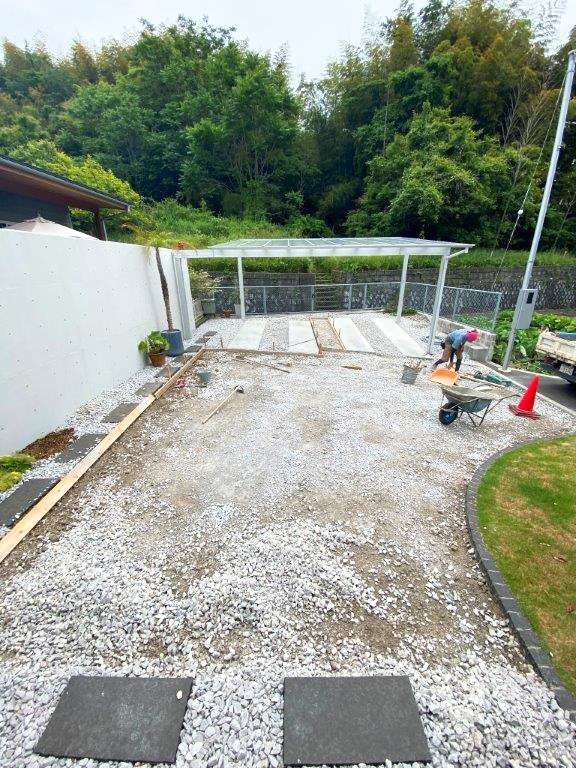 駐車場土間コンクリート工事